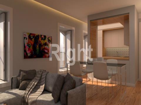 Apartamento T1 novo em empreendimento no Bairro de Campolide
