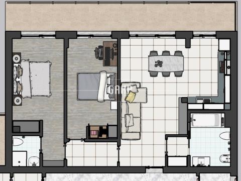 Wohnung 2 Schlafzimmer