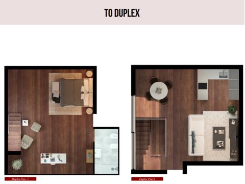 Apartamento T0+2 Duplex  á Rotunda da Boavista