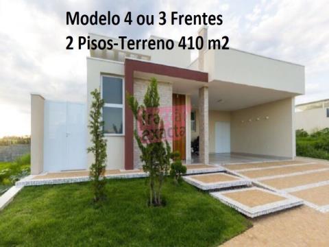 Terreno com 320 m2, para casa de 4 frentes, Penedo, Valadares