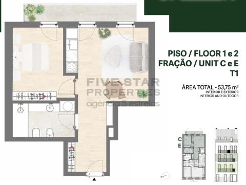 1-Bedroom apartament in Lisbon w/ pool and garden