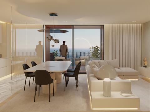 Apartamento T3 de Luxo, varanda panorâmica com vistas de Rio e Mar! Junto a Marginal do Rio Douro!