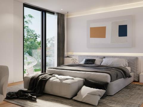 Moradia em Banda T2 Duplex novo para venda em condomínio fechado de luxo em Leça do Balio