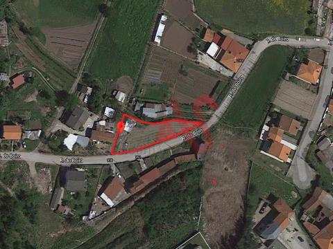Terreno para construção com uma área total de 1002m2 em S. Lourenço de Selho, Guimarães