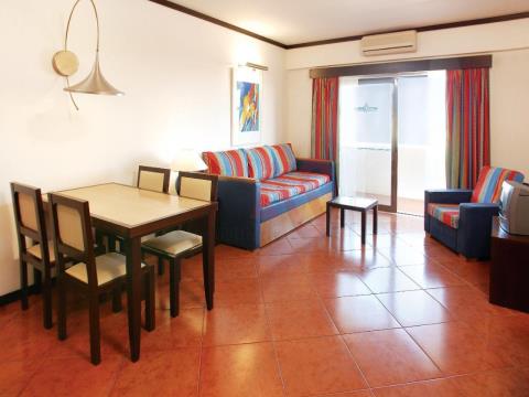 1-Zimmer-Wohnung im Hotel Paraíso de Albufeira eingefügt.
