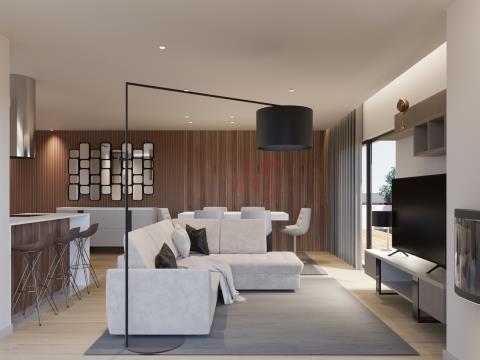 3 bedroom apartments in the new Agras Building in Calendar, Famalicão