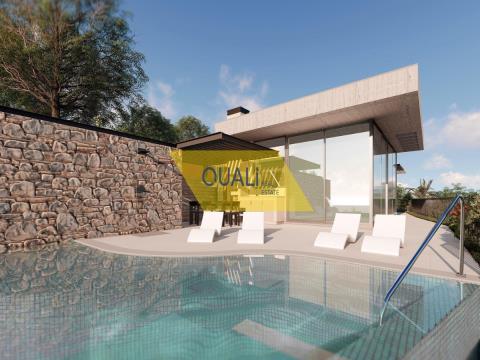 Luxury single storey villa with waterfall pool