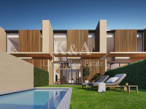 Moradia premium V2 em banda em condomínio de luxo em Vilamoura, Algarve.