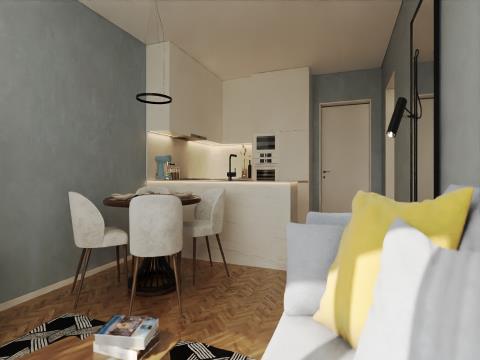 Apartamento T1  na Baixa do Porto