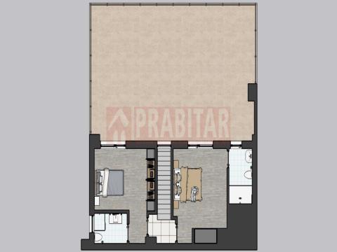 Apartamiento duplex de 3 habitaciones